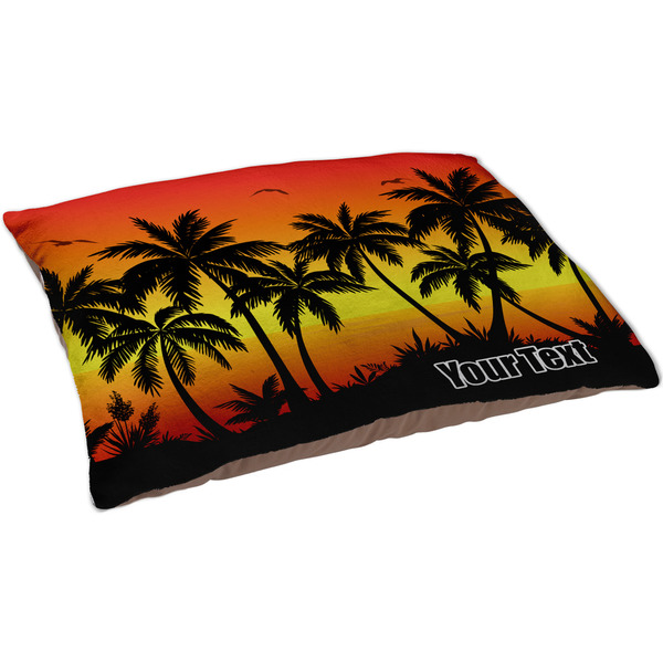 Tropical Sunset Dog Bed - Large