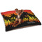 Tropical Sunset Dog Bed - Small LIFESTYLE