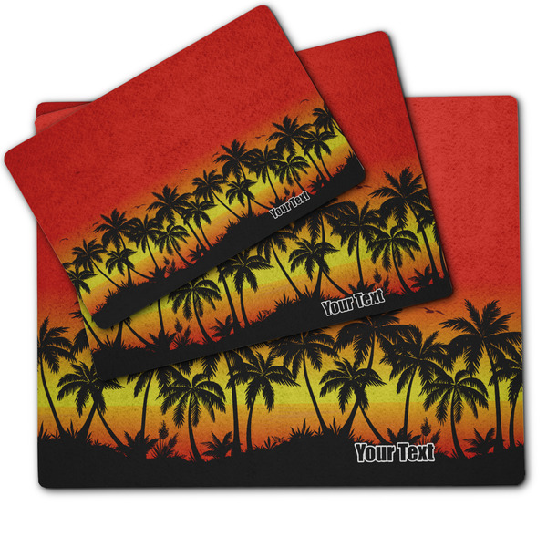 Tropical Sunset Dog Food Mat - MAIN (sm, med, lrg)