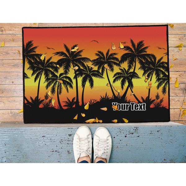 Tropical Sunset Door Mat - LIFESTYLE (Med)