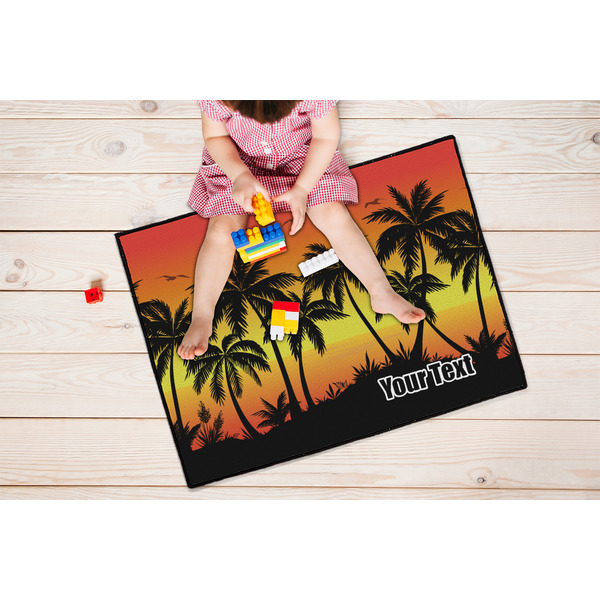 Tropical Sunset Door Mats - LIFESTYLE kid