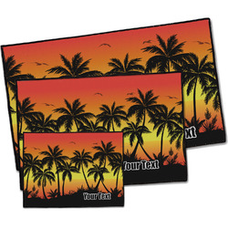 Tropical Sunset Door Mat (Personalized)