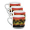 Tropical Sunset Double Shot Espresso Mugs - Set of 4 Front