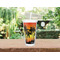 Tropical Sunset Double Wall Tumbler with Straw Lifestyle