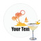 Tropical Sunset Drink Topper - Large - Single with Drink