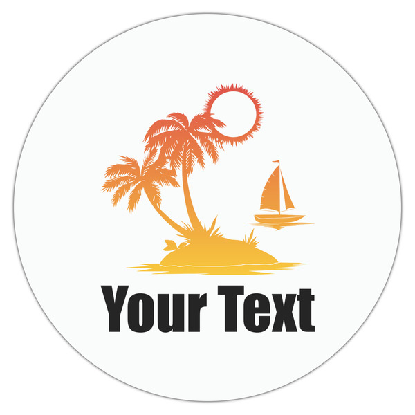 Tropical Sunset Drink Topper - XLarge - Single