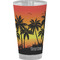 Tropical Sunset Pint Glass - Full Color - Front View