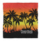 Tropical Sunset Duvet Cover - Queen - Front