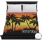 Tropical Sunset Duvet Cover - Full / Queen (Personalized)
