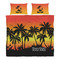 Tropical Sunset Duvet Cover Set - King - Alt Approval