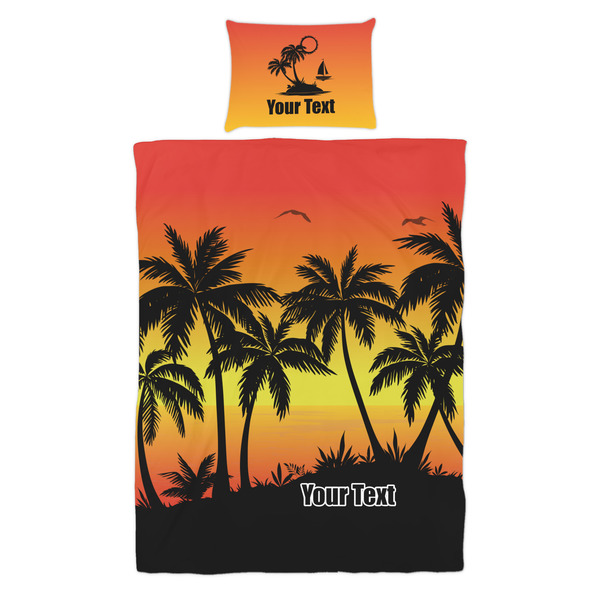 Tropical Sunset Duvet Cover Set - Twin - Alt Approval