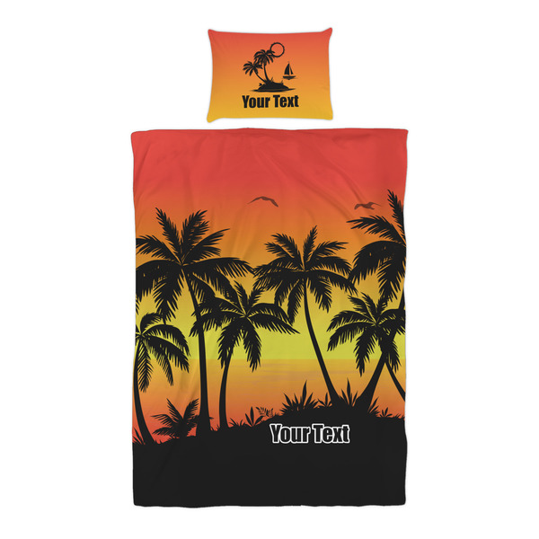 Tropical Sunset Duvet Cover Set - Twin XL - Alt Approval