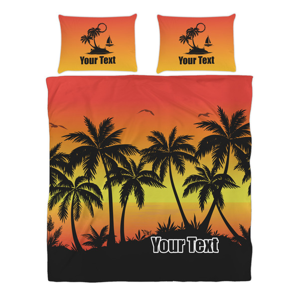 Tropical Sunset Duvet cover Set - Queen - Alt Approval