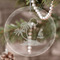 Tropical Sunset Engraved Glass Ornaments - Round-Main Parent