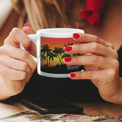 Tropical Sunset Double Shot Espresso Cup - Single (Personalized)
