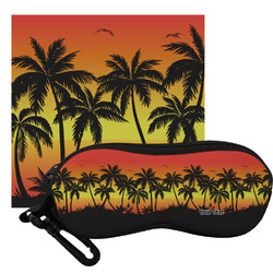 Tropical Sunset Eyeglass Case & Cloth (Personalized)