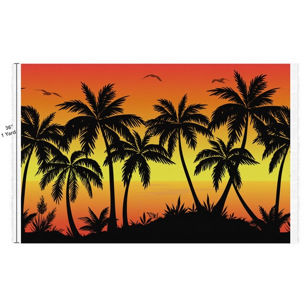 Tropical Sunset Fabric Full Yard
