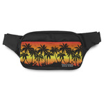 Tropical Sunset Fanny Pack - Modern Style (Personalized)