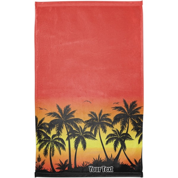 Tropical Sunset Finger Tip Towel - Full View