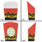 Tropical Sunset French Fry Favor Box - Front & Back View