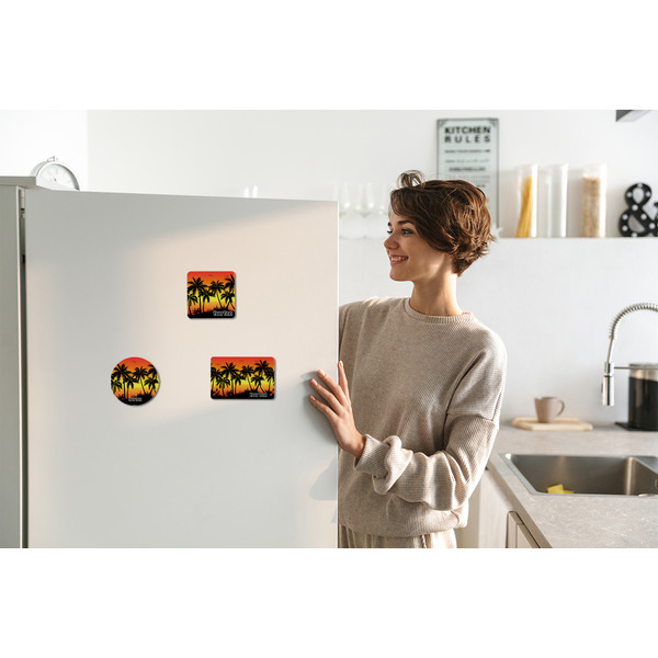 Tropical Sunset Fridge Magnets - LIFESTYLE (all)
