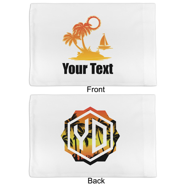 Tropical Sunset Full Pillow Case - APPROVAL (partial print)