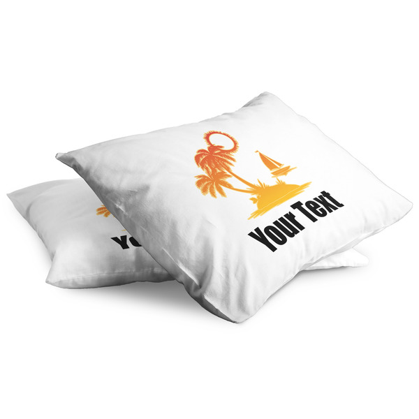 Tropical Sunset Full Pillow Case - TWO (partial print)