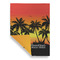 Tropical Sunset Garden Flags - Large - Double Sided - FRONT FOLDED