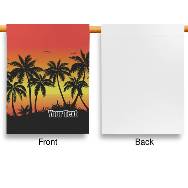Tropical Sunset House Flags - Single Sided - APPROVAL