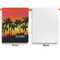 Tropical Sunset House Flags - Single Sided - APPROVAL