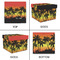 Tropical Sunset Gift Boxes with Lid - Canvas Wrapped - Large - Approval