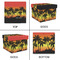 Tropical Sunset Gift Boxes with Lid - Canvas Wrapped - X-Large - Approval