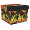 Tropical Sunset Gift Boxes with Lid - Canvas Wrapped - X-Large - Front/Main