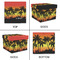 Tropical Sunset Gift Boxes with Lid - Canvas Wrapped - XX-Large - Approval