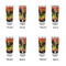 Tropical Sunset Glass Shot Glass - 2 oz - Set of 4 - APPROVAL