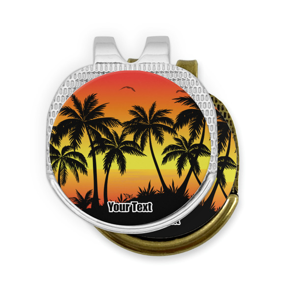Tropical Sunset Golf Ball Marker Hat Clip - PARENT/MAIN