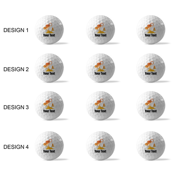 Tropical Sunset Golf Balls - Generic - Set of 12 - APPROVAL