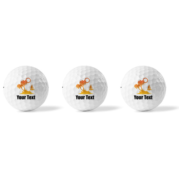 Tropical Sunset Golf Balls - Titleist - Set of 3 - APPROVAL