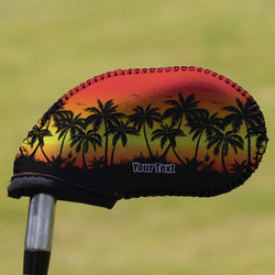 Tropical Sunset Golf Club Iron Cover (Personalized)