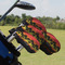 Tropical Sunset Golf Club Cover - Set of 9 - On Clubs