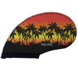 Tropical Sunset Golf Club Iron Cover - Single (Personalized)