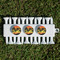 Tropical Sunset Golf Tees & Ball Markers Set - Back