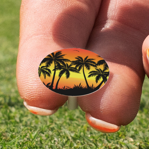 Tropical Sunset Golf Tees & Ball Markers Set - Marker