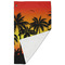 Tropical Sunset Golf Towel - Folded (Large)