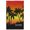 Tropical Sunset Golf Towel - Front (Large)