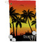 Tropical Sunset Golf Towel (Personalized)