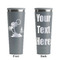 Tropical Sunset Grey RTIC Everyday Tumbler - 28 oz. - Front and Back