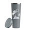 Tropical Sunset Grey RTIC Everyday Tumbler - 28 oz. - Lid Off
