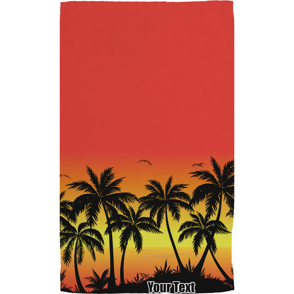 Tropical Sunset Hand Towel (Personalized) Full
