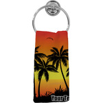 Tropical Sunset Hand Towel - Full Print (Personalized)